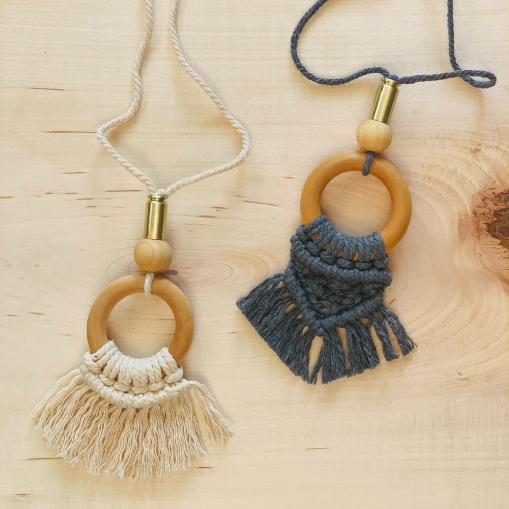 Macrame oil diffuser
